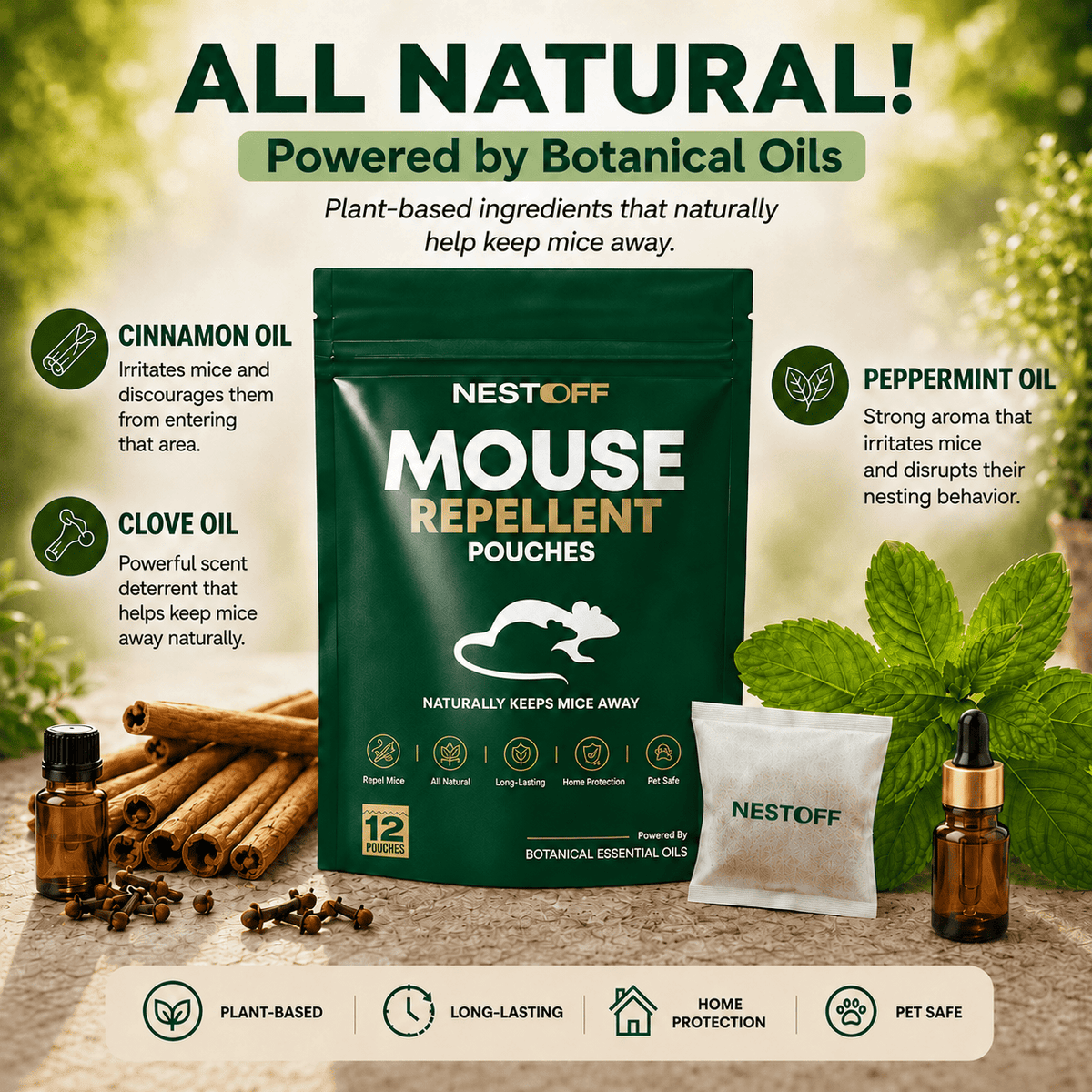 Mouse Repellent Pouches 50% OFF