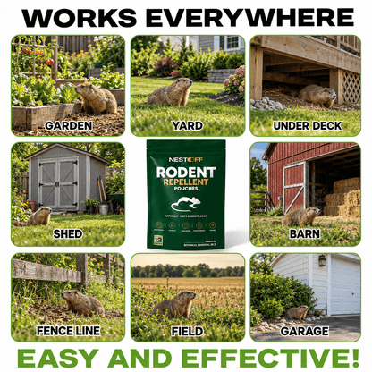 Groundhogs Repellent Pouches